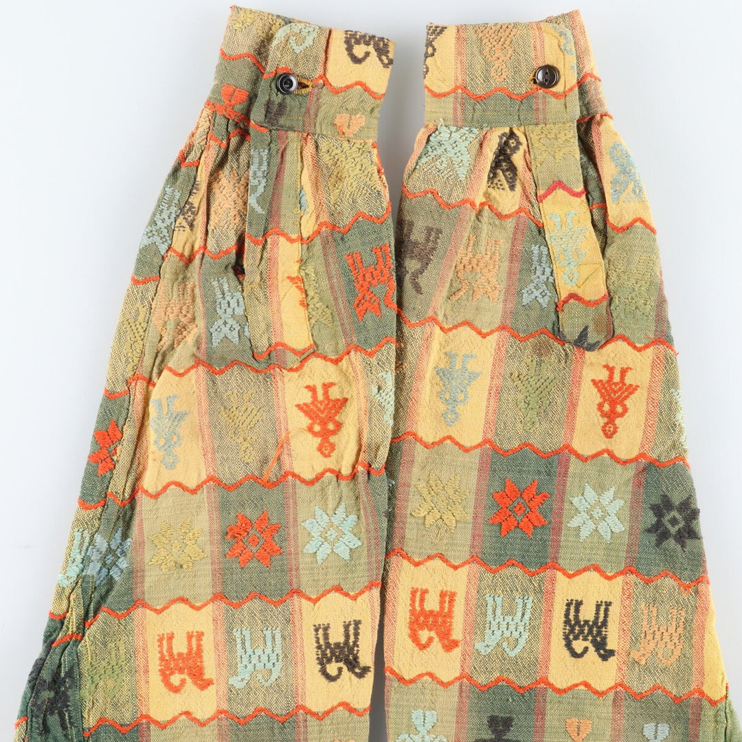 All-over print long sleeve shirt, men's M, vintage / eaa412895