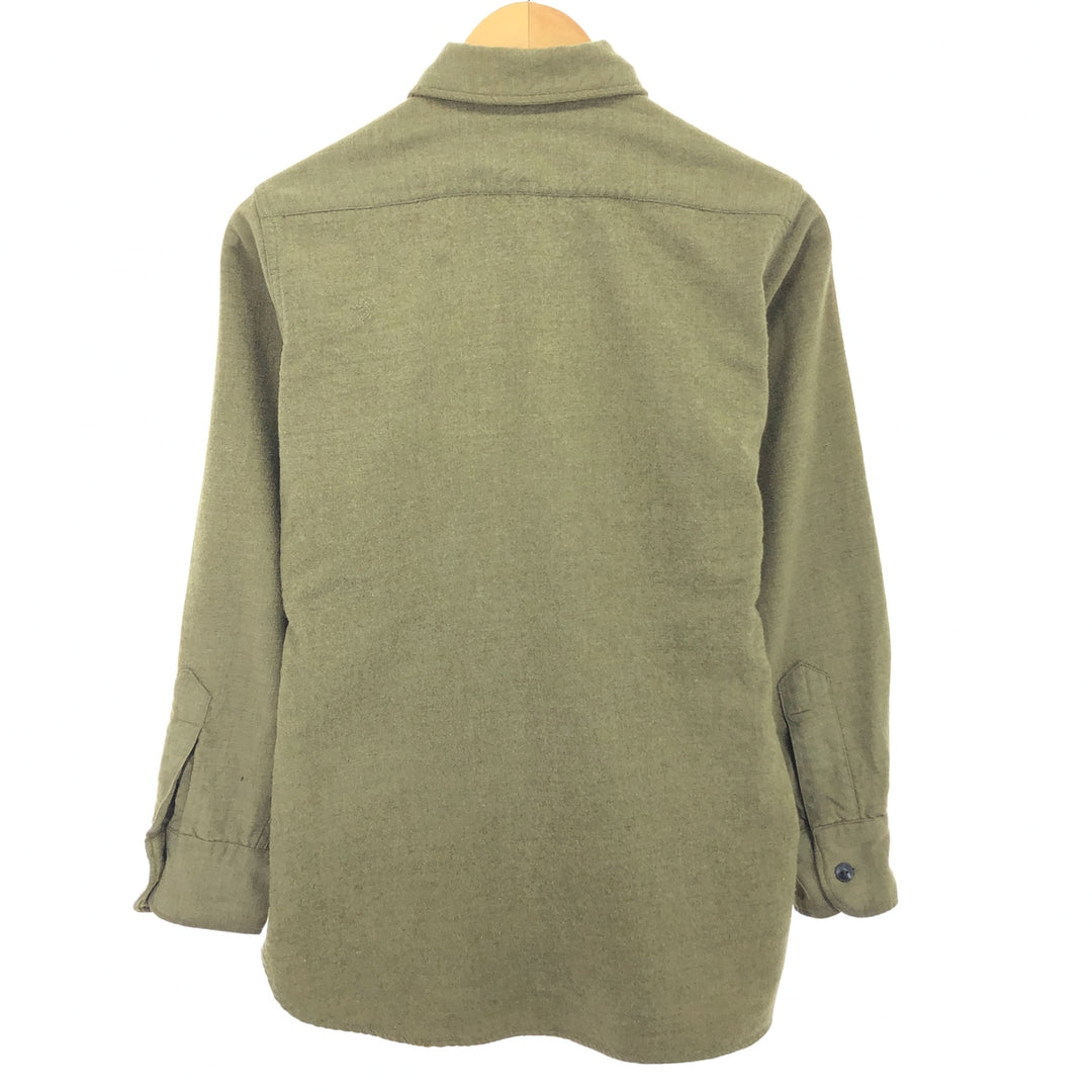 50'S US military authentic military shirt, long sleeve wool shirt, women's M, vintage /eaa412982