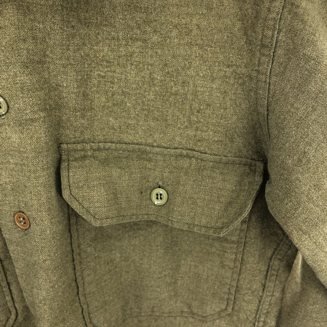 50'S US military authentic military shirt, long sleeve wool shirt, women's M, vintage /eaa412982