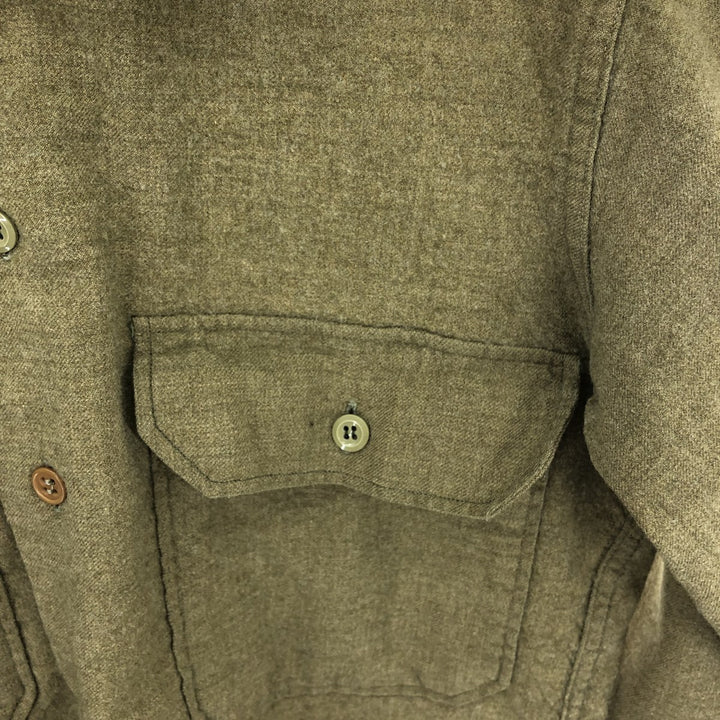 50'S US military authentic military shirt, long sleeve wool shirt, women's M, vintage /eaa412982