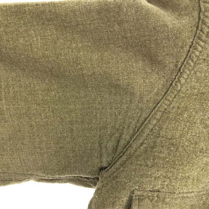 50'S US military authentic military shirt, long sleeve wool shirt, women's M, vintage /eaa412982