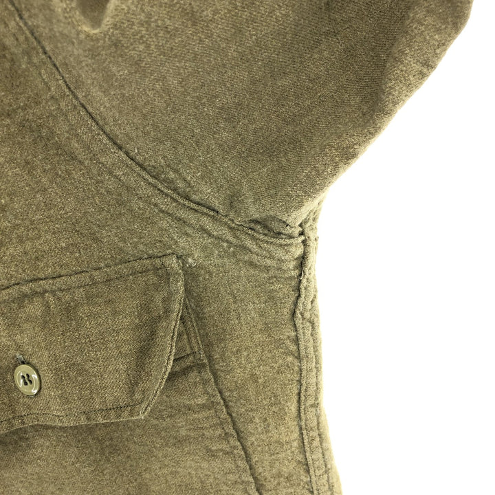 50'S US military authentic military shirt, long sleeve wool shirt, women's M, vintage /eaa412982