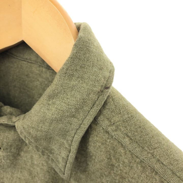 50'S US military authentic military shirt, long sleeve wool shirt, women's M, vintage /eaa412982