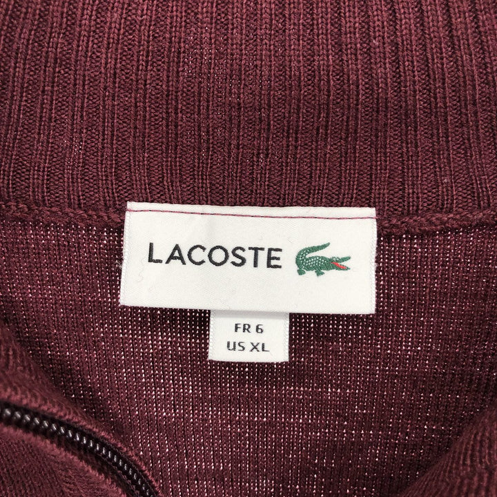 LACOSTE Driver's Knit Sweater FR 6 XL Men's XL /eaa412996