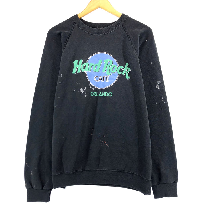 90'S Hard Rock Cafe ORLANDO Printed Sweatshirt, Men's XL, Vintage /eaa413058