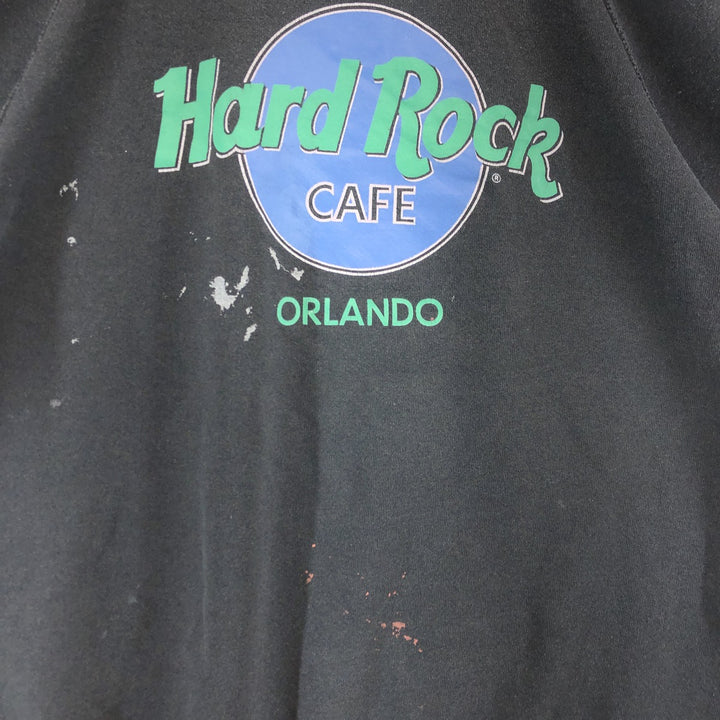 90'S Hard Rock Cafe ORLANDO Printed Sweatshirt, Men's XL, Vintage /eaa413058