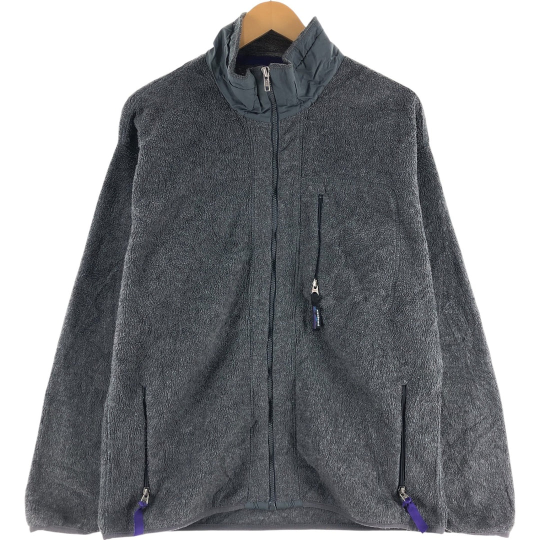 00'S Patagonia fleece jacket made in USA, men's size L unclear gray type Vintage Second Hand