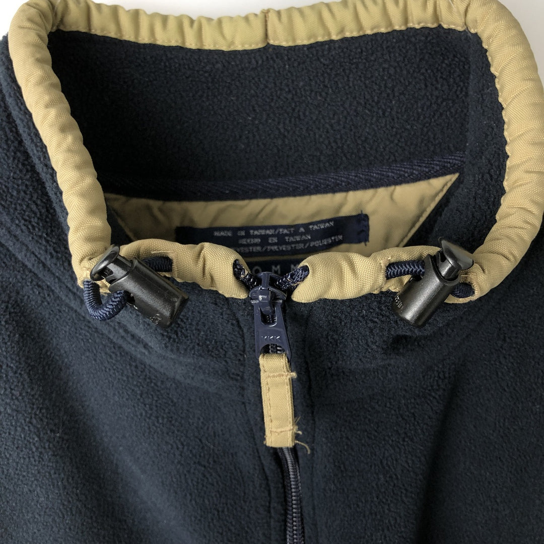 Vintage 90'S Tommy Hilfiger Half-Zip Fleece Pullover, Men's Size L polyester navy blue type Vintage Second Hand