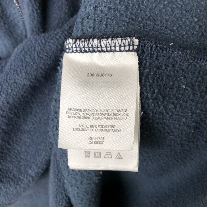 2000'S Columbia Half-Zip Fleece Pullover, Men's Size Medium polyester navy blue type Vintage Second Hand