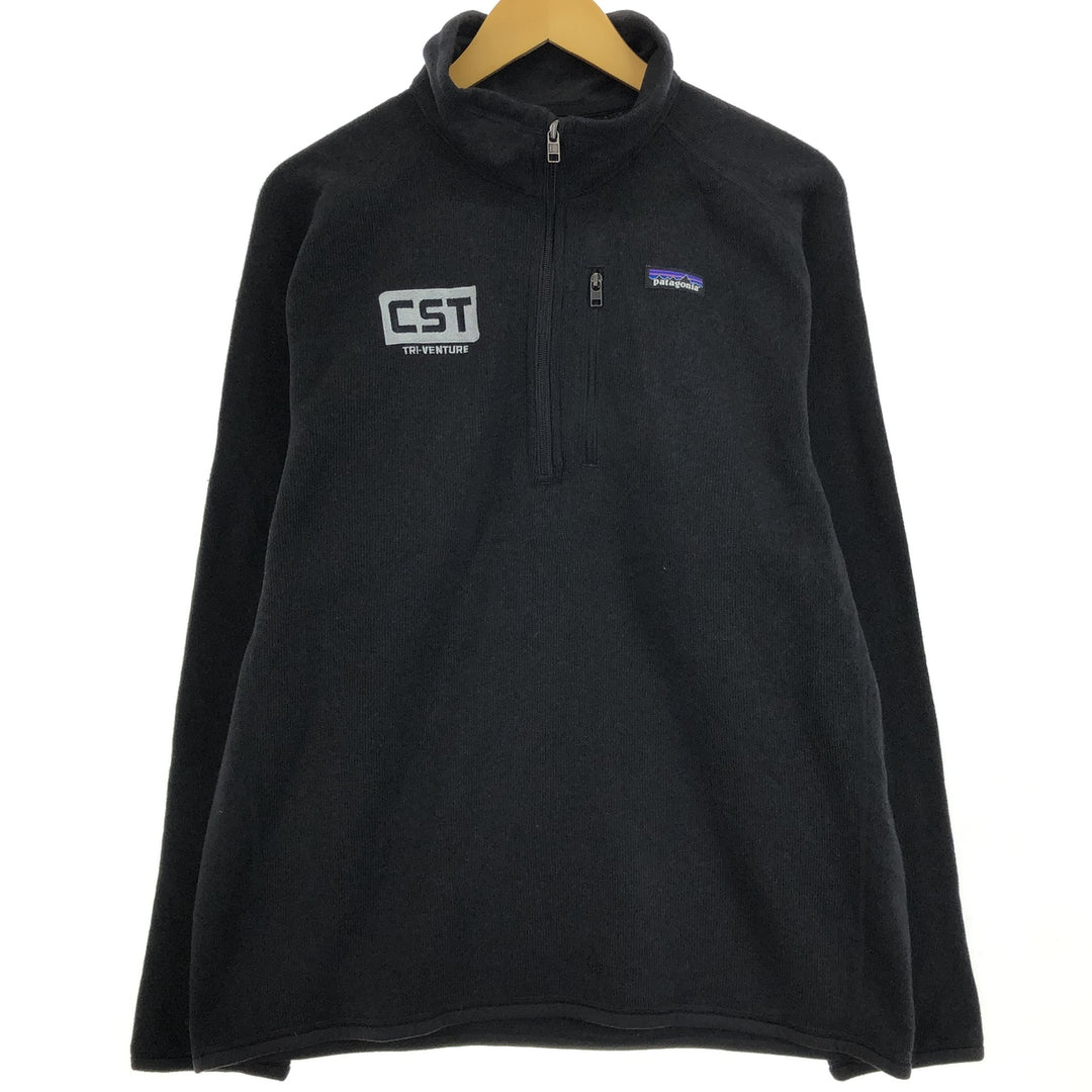Patagonia Better Sweater Jacket 25523FA19 Fleece Jacket, Men's XL polyester black type Vintage Second Hand