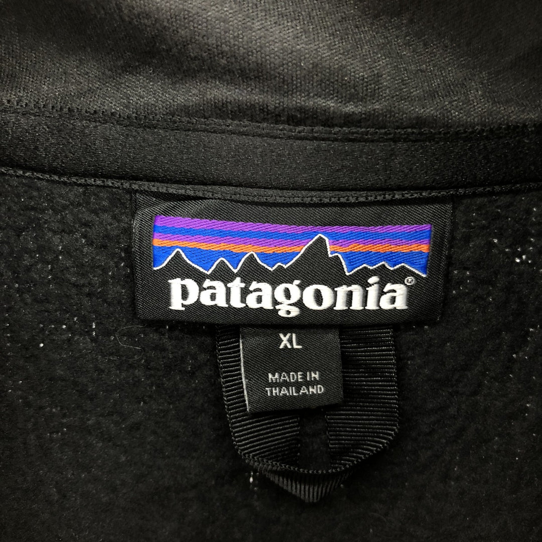 Patagonia Better Sweater Jacket 25523FA19 Fleece Jacket, Men's XL polyester black type Vintage Second Hand