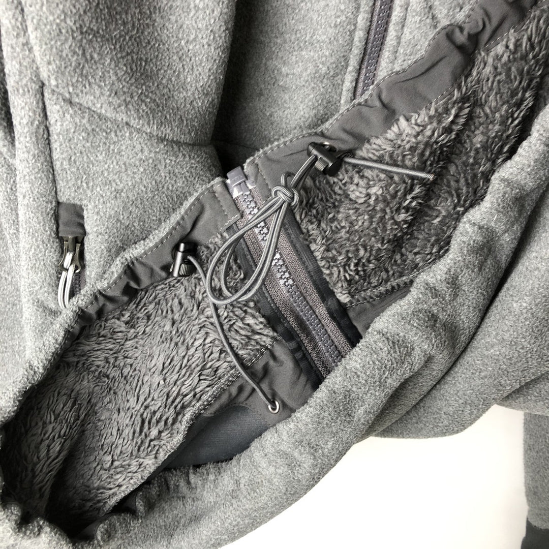 The North Face fleece jacket, size M, men's polyester gray type Vintage Second Hand
