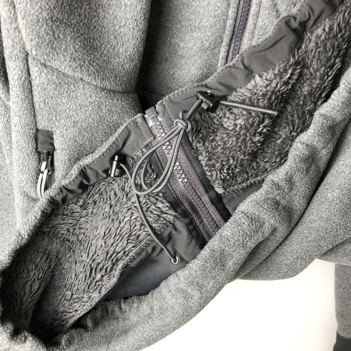 The North Face fleece jacket, size M, men's polyester gray type Vintage Second Hand