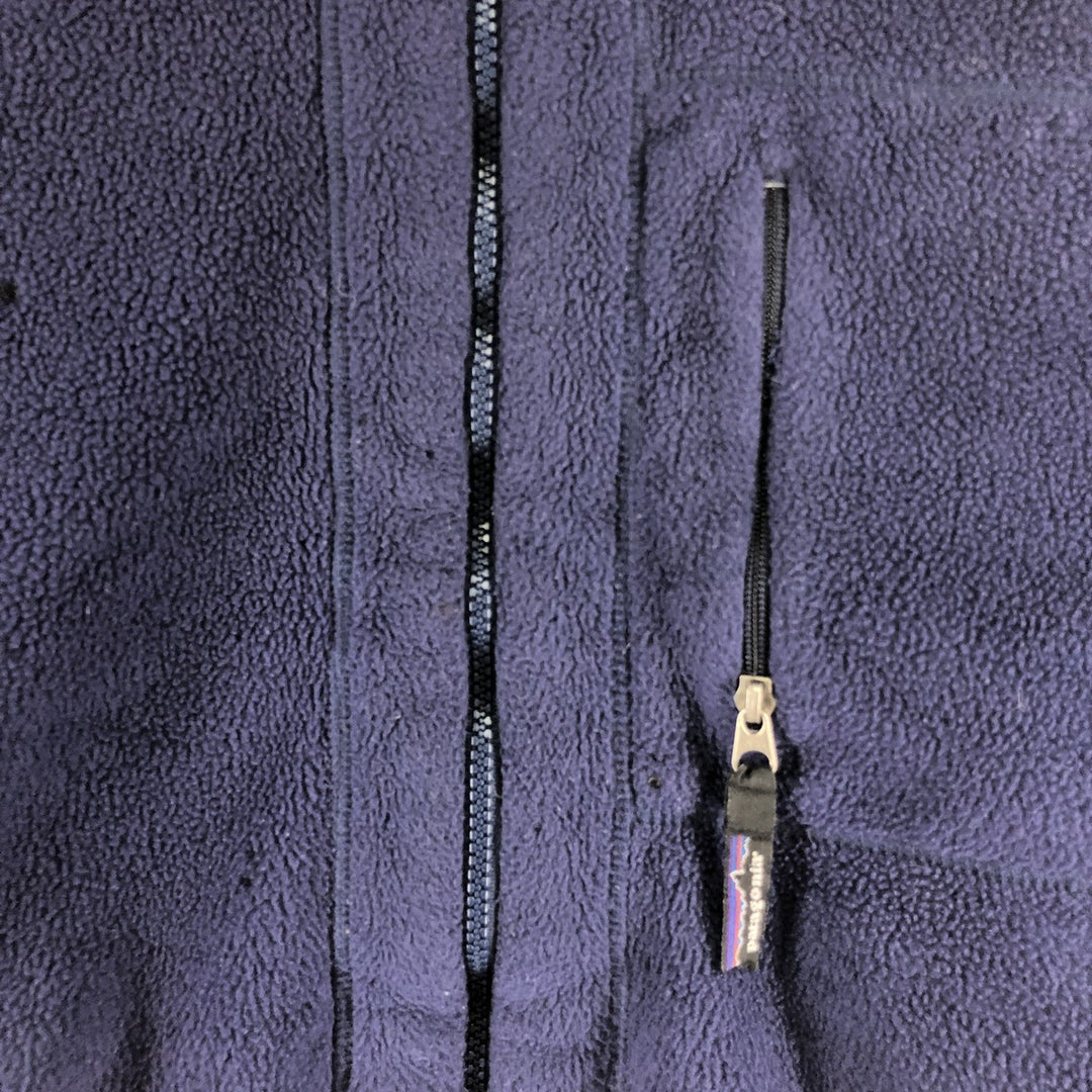 00'S Patagonia SYNCHILLA 25410F4 fleece jacket made in USA, men's size M polyester purple type Vintage Second Hand