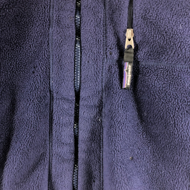 00'S Patagonia SYNCHILLA 25410F4 fleece jacket made in USA, men's size M polyester purple type Vintage Second Hand