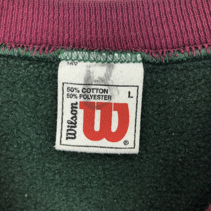 90'S Wilson Sweatshirt Trainer Made in USA Men's L Vintage /eaa413328