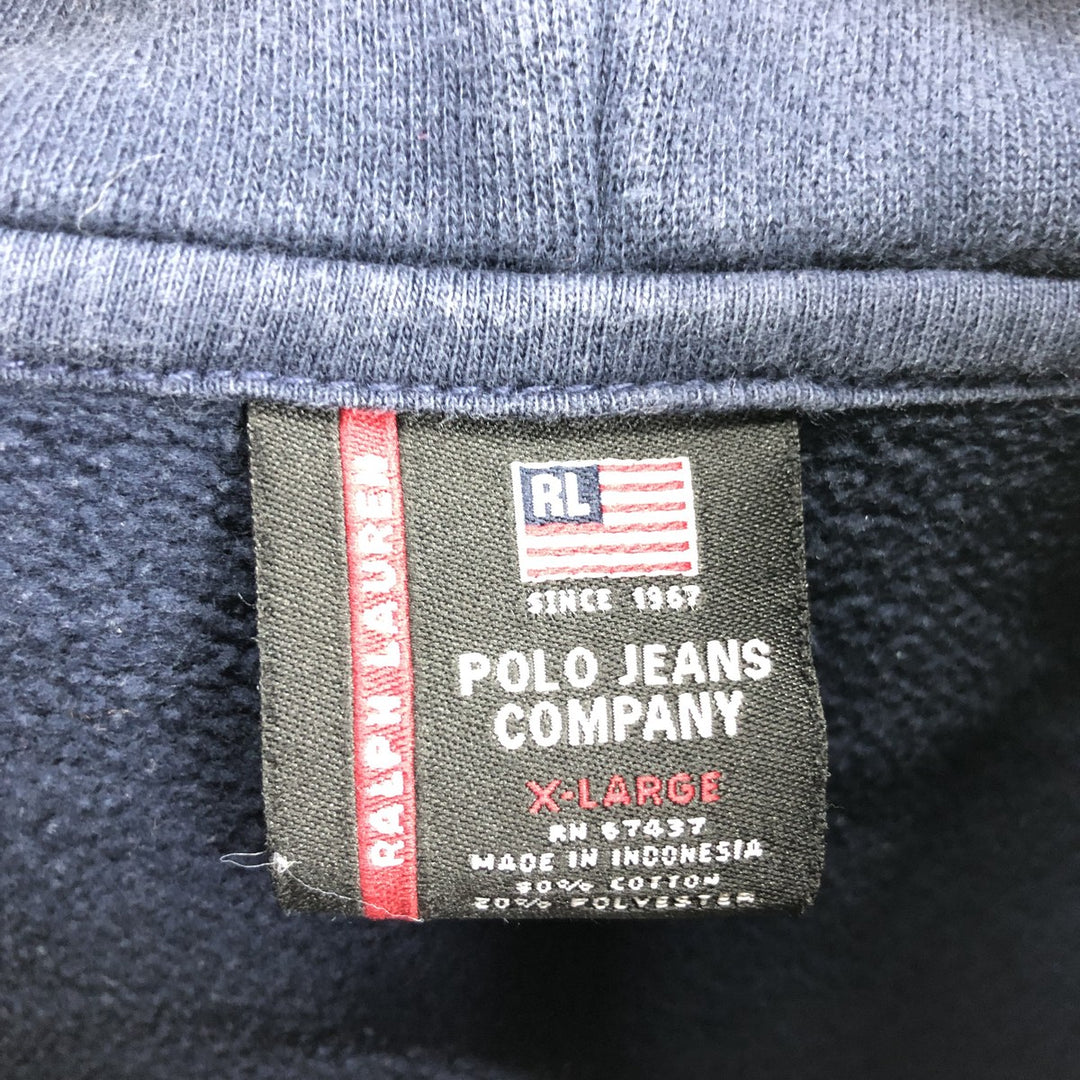 Ralph Lauren POLO JEANS COMPANY Sweat Full Zip Hoodie Men's XL / eaa413398
