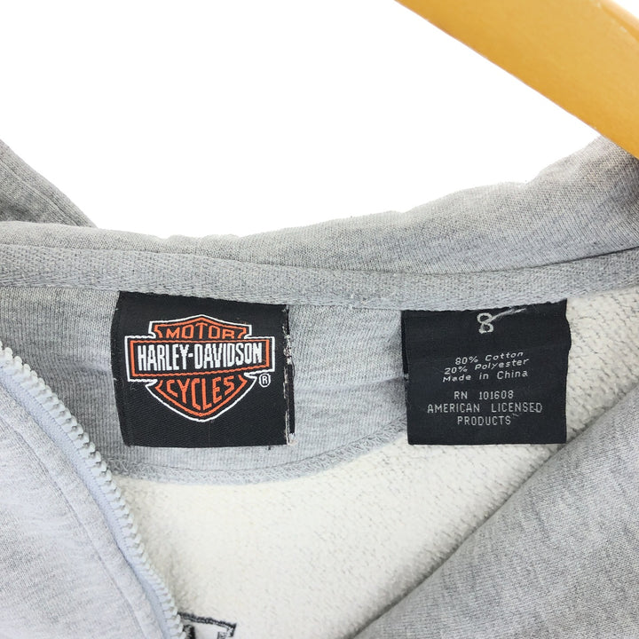 Harley-Davidson Back Embroidered Sweat Full Zip Hoodie Men's S / eaa413414