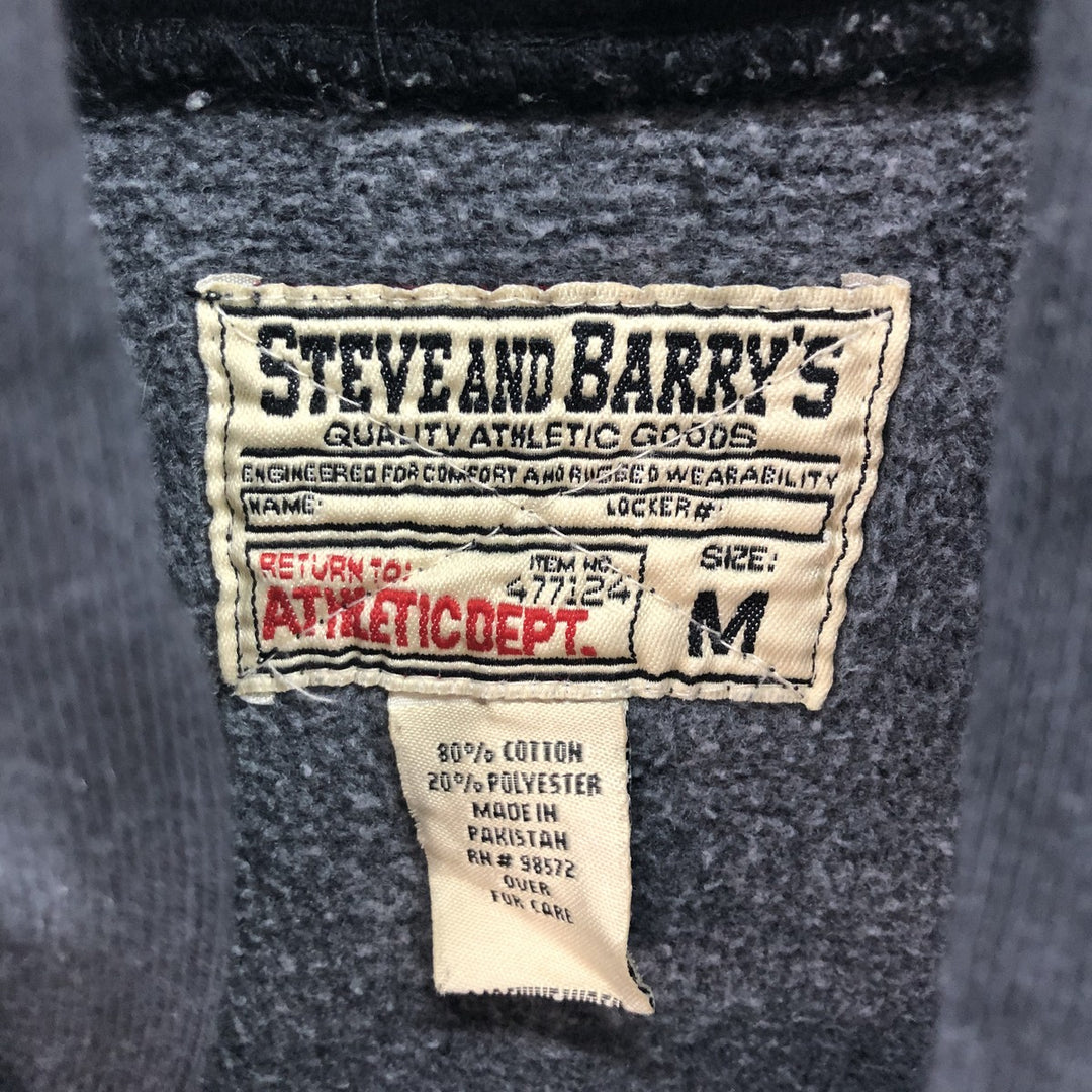 STEVE AND BARRY'S Reverse Weave Advertising Sweat Pullover Hoodie Men's M /eaa413573