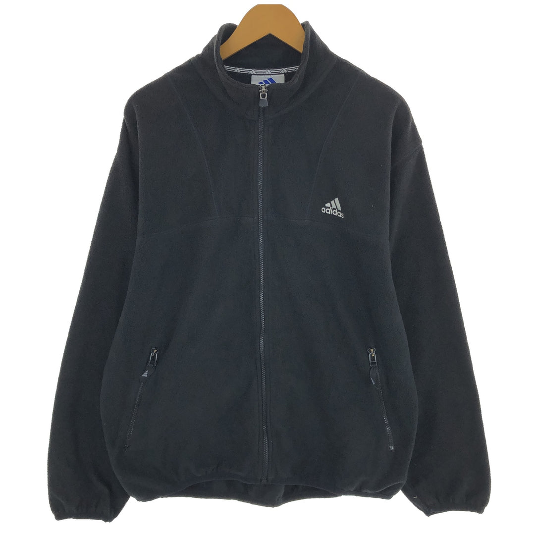 90'S Adidas Fleece Jacket Men's L Size Vintage / eaa413602