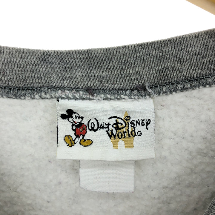 90'S WALT DISNEY WORLD MICKEY MOUSE Mickey Mouse character sweatshirt, sweatshirt, men's XL size /eaa413670