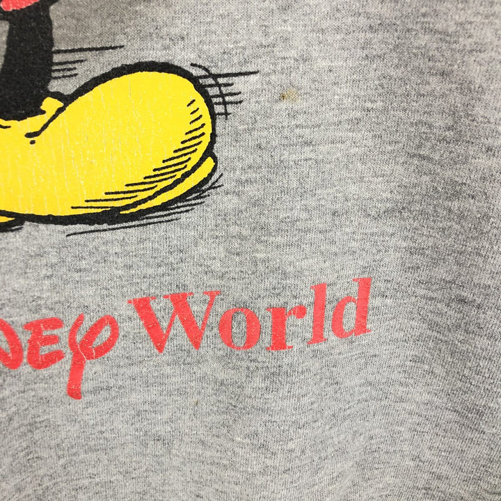 90'S WALT DISNEY WORLD MICKEY MOUSE Mickey Mouse character sweatshirt, sweatshirt, men's XL size /eaa413670