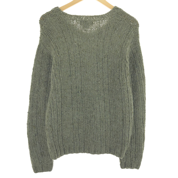 J.Crew V-neck wool knit sweater for women, size L / eaa413710