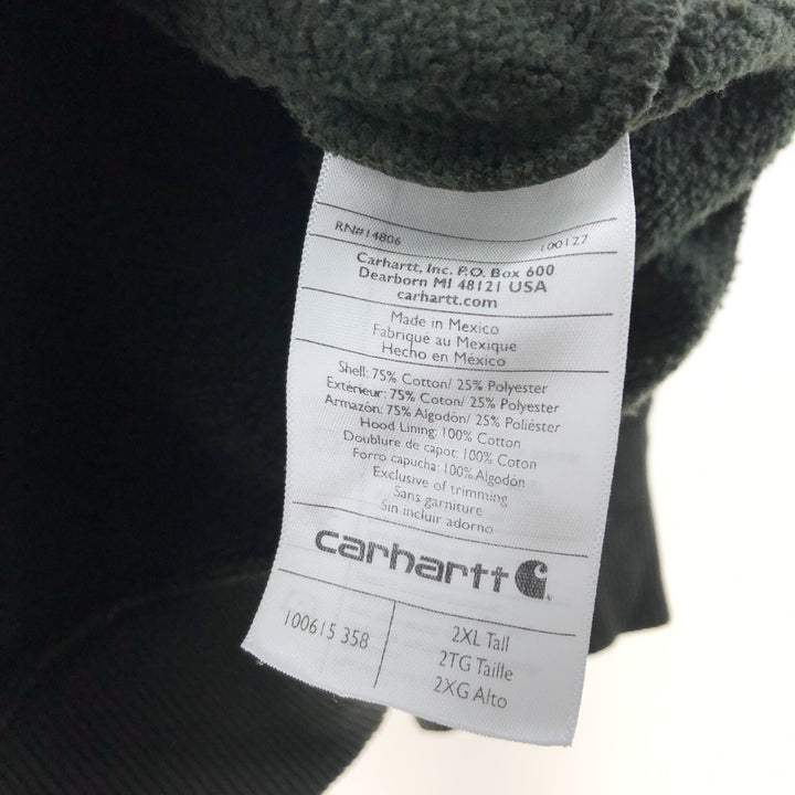 Carhartt ORIGINAL FIT sweatshirt pullover hoodie, men's XXL equivalent / eaa413743