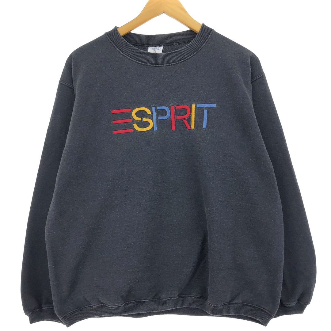 90'S Esprit Printed Sweatshirt Trainer Made in USA Men's M Vintage /eaa413753