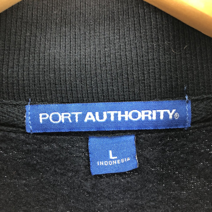 PORT AUTHORITY Half Zip Sweatshirt Trainer Men's L /eaa413790