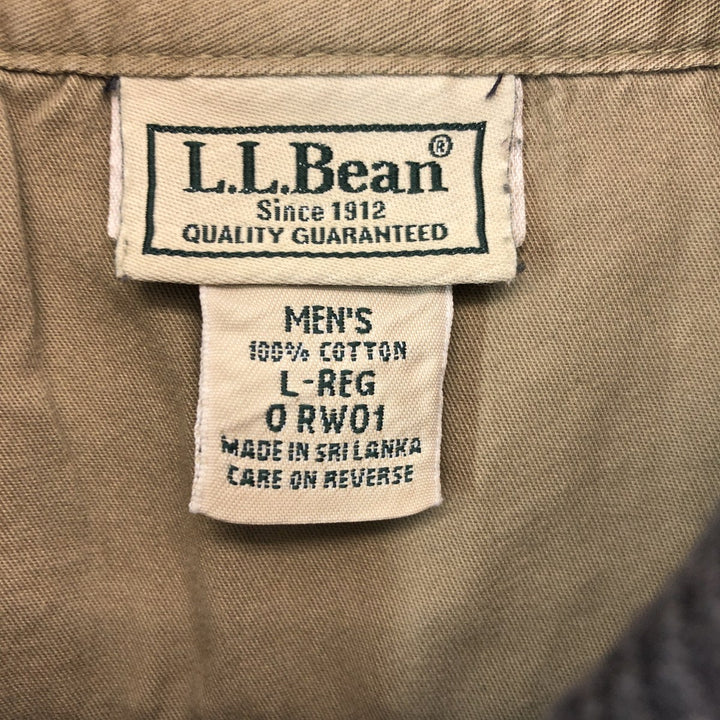 LLBean Long Sleeve Polo Shirt Men's L /eaa413843