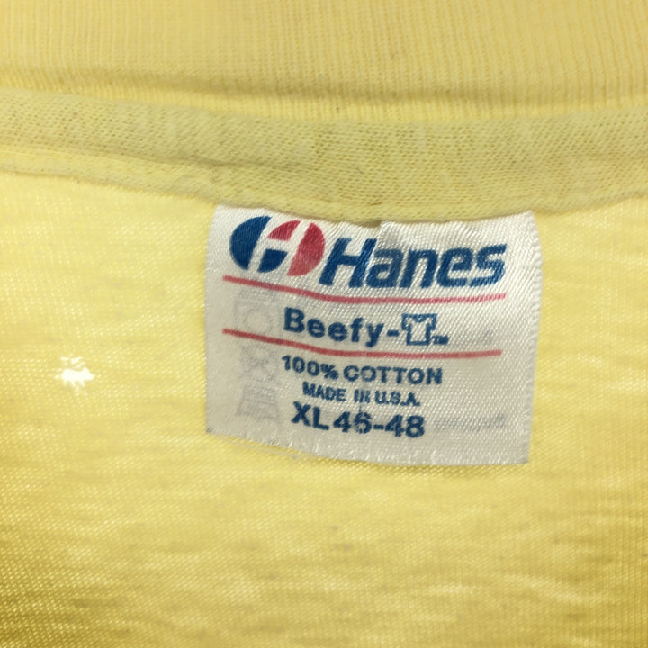 90'S Hanes BEEFY-T Long Sleeve T-Shirt Made in USA Men's XL Vintage /eaa413932