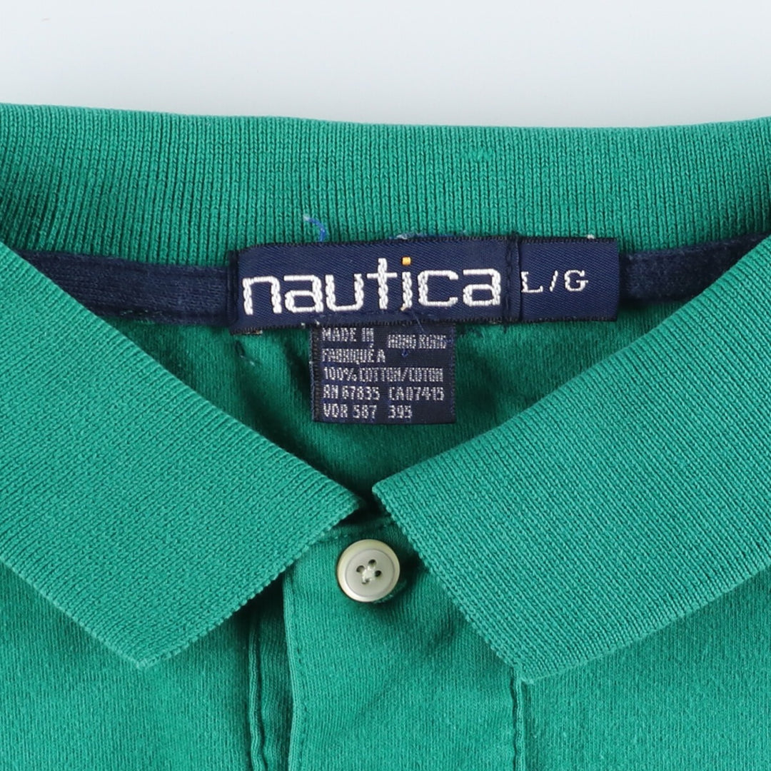 NAUTICA Short Sleeve Polo Shirt Men's L /eaa413935