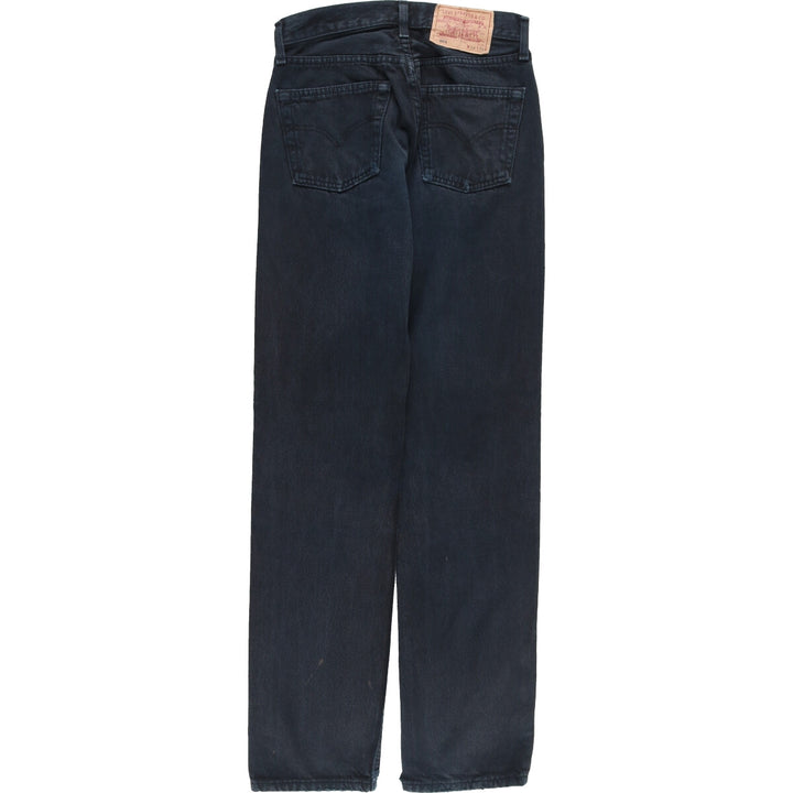 90'S Levi's 501 Black Denim Straight Denim Pants Made in France Women's L (w27) Vintage /eaa414234