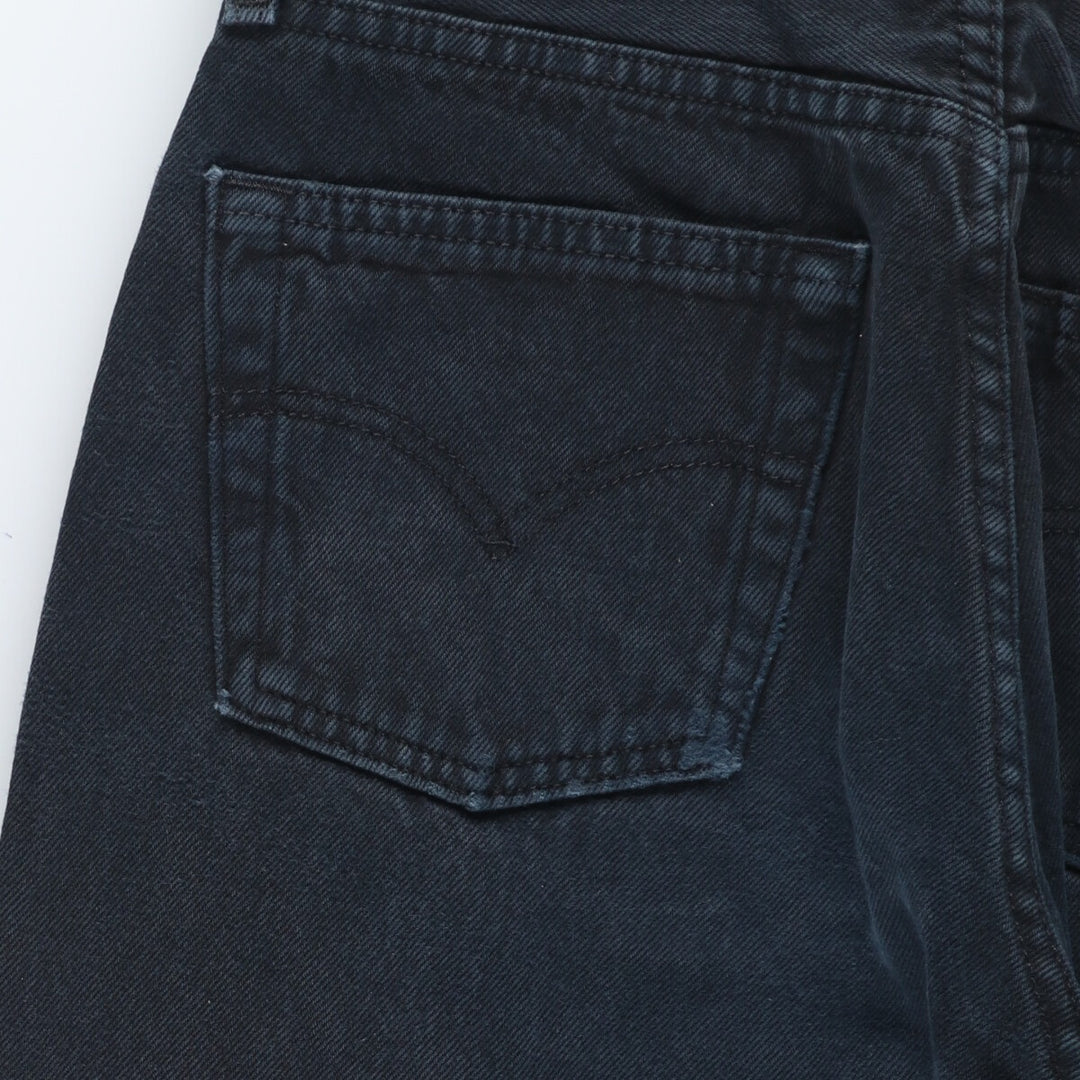 90'S Levi's 501 Black Denim Straight Denim Pants Made in France Women's L (w27) Vintage /eaa414234