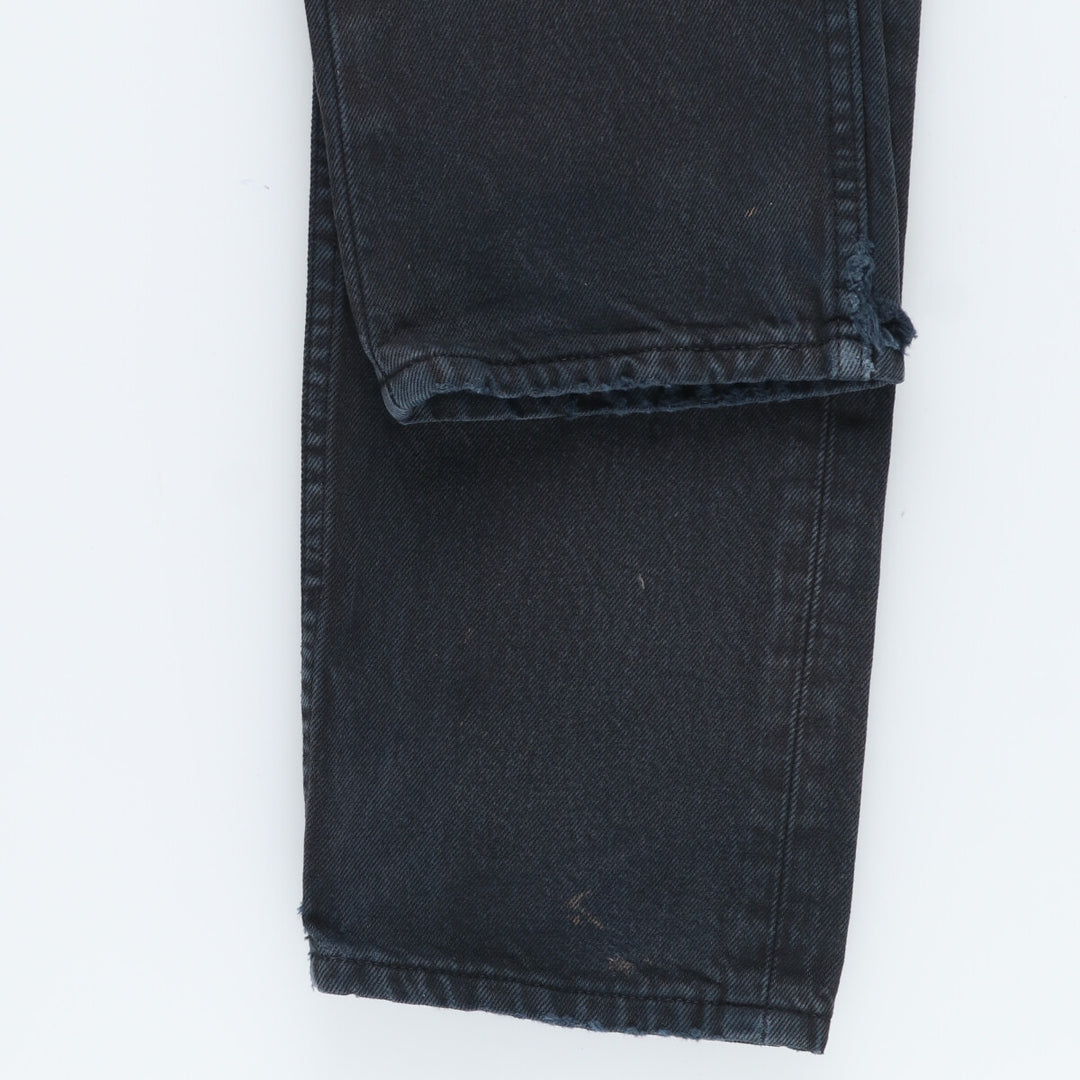 90'S Levi's 501 Black Denim Straight Denim Pants Made in France Women's L (w27) Vintage /eaa414234