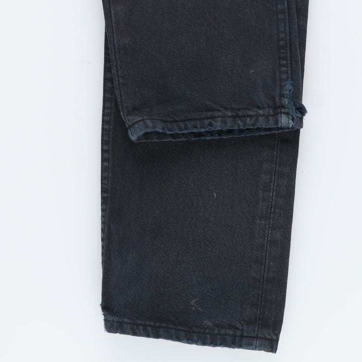 90'S Levi's 501 Black Denim Straight Denim Pants Made in France Women's L (w27) Vintage /eaa414234