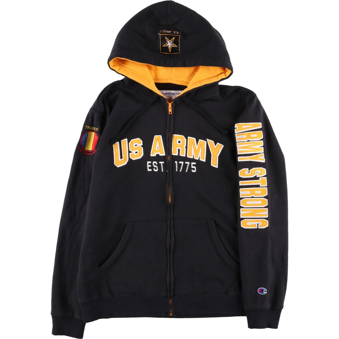 Champion US ARMY Sweat Full Zip Hoodie Men's L /eaa414280