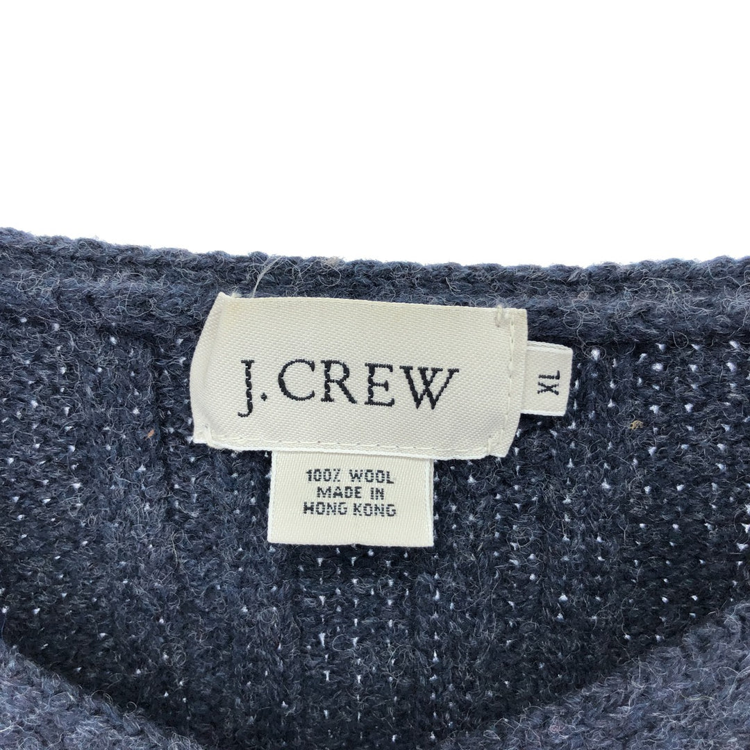 J.Crew V-neck wool knit sweater, men's XL /eaa414305