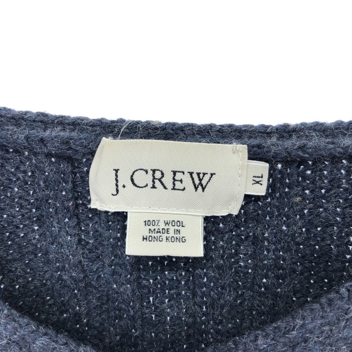 J.Crew V-neck wool knit sweater, men's XL /eaa414305