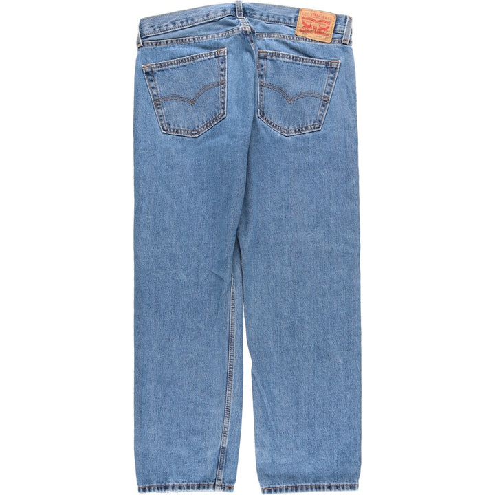 Levi's 505 tapered denim pants for men, size w35 / eaa414371