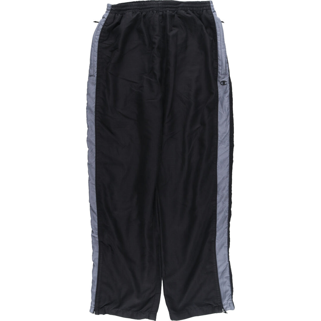 90'S Champion Warm-up Pants, Nylon Pants, Shaka Shaka Pants, Men's L, Vintage /eaa414555