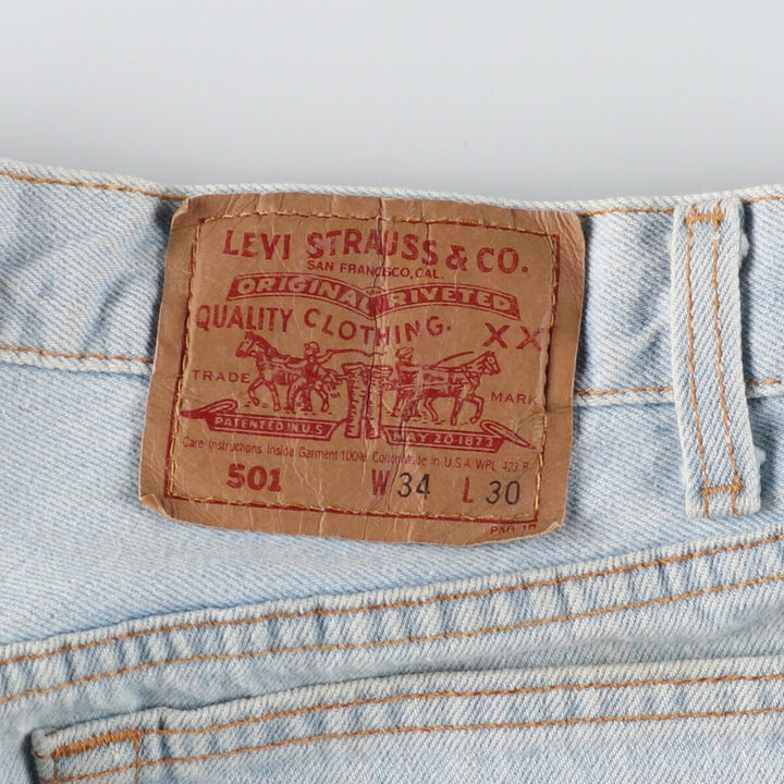 90'S Levi's 00501-0134 Straight Denim Pants Made in USA Men's W33 Vintage /eaa414581