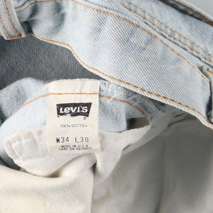 90'S Levi's 00501-0134 Straight Denim Pants Made in USA Men's W33 Vintage /eaa414581