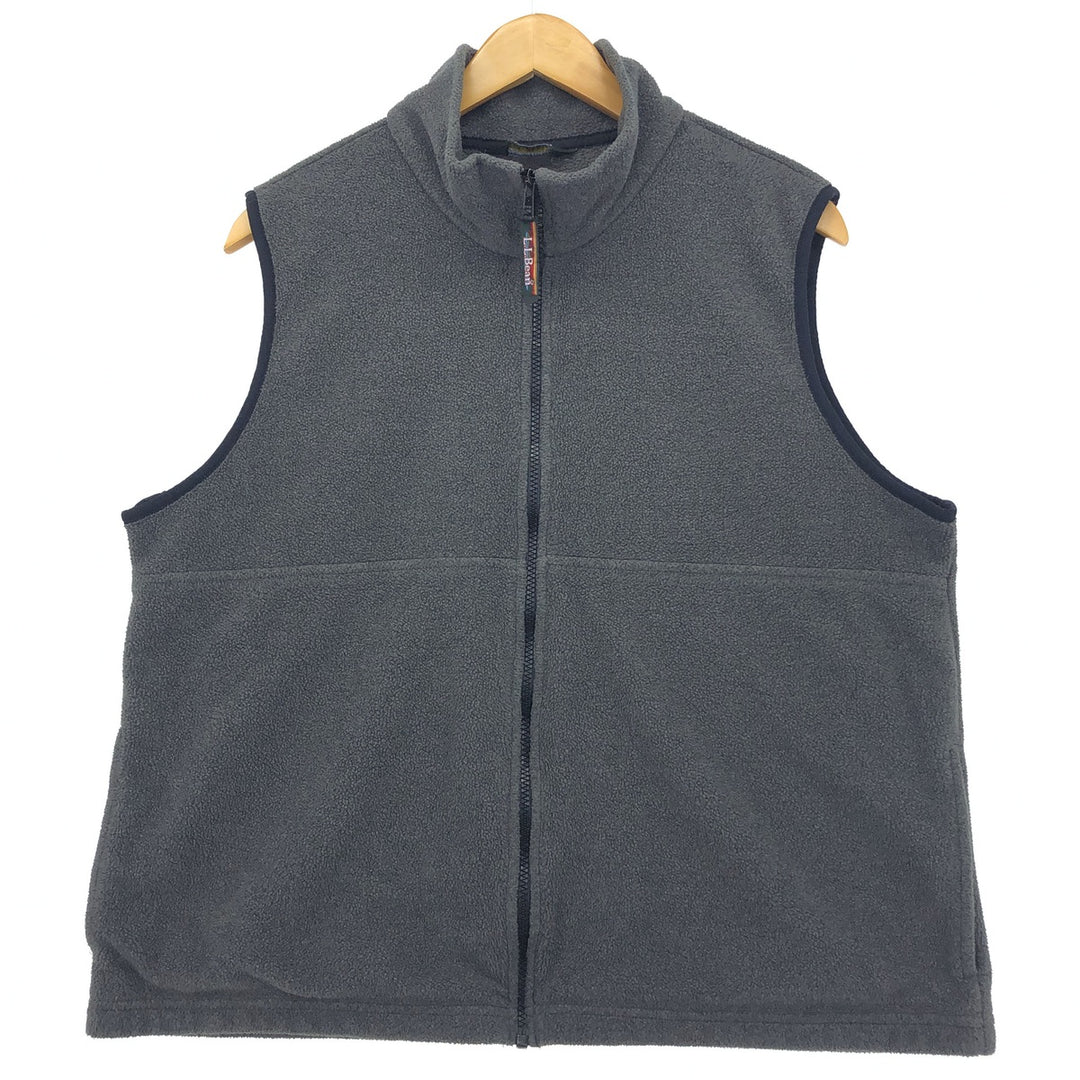 LLBean Fleece Vest Men's L /eaa414626