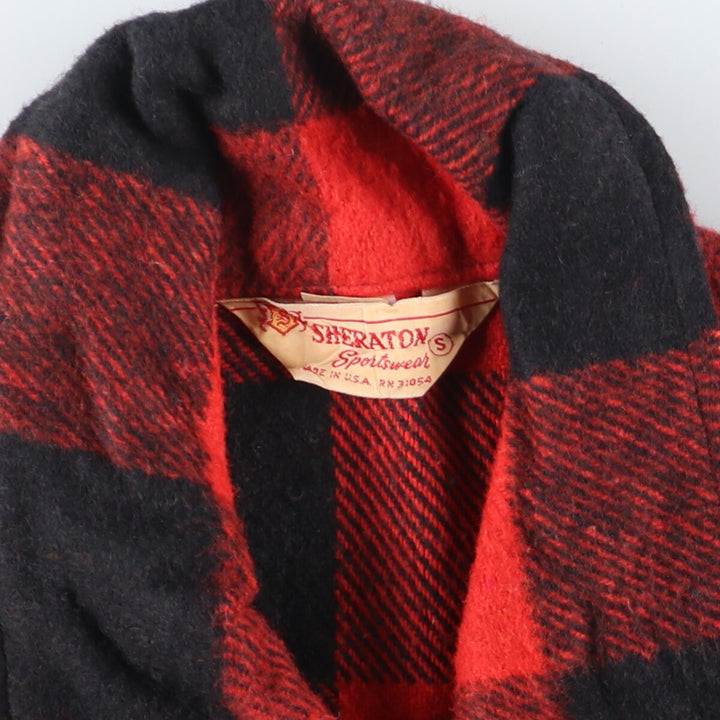 70'S SHERATON SPORTSWEAR Wool Jacket Made in USA Men's S Vintage /eaa414687