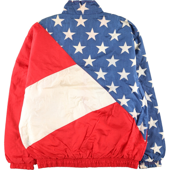 90'S Starter USA Olympic Team All-Over Stars and Stripes Nylon Jacket Men's Medium Vintage /eaa414696