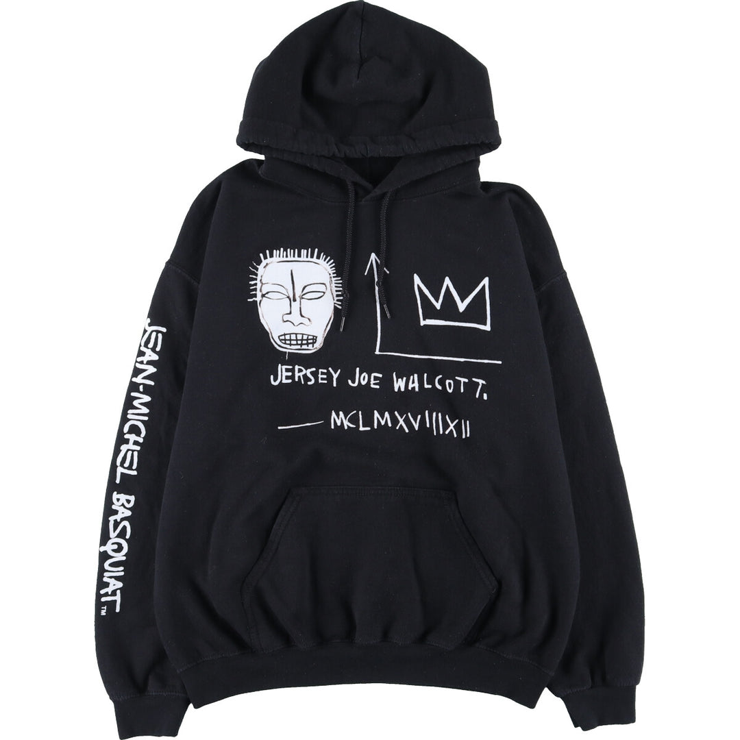 JEAN-MICHEL BASQUIAT Jean-Michel Basquiat Sweatshirt Pullover Hoodie Men's M /eaa414855