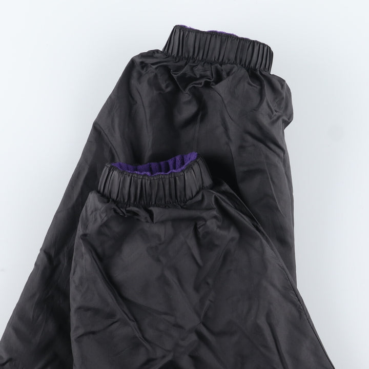 Pro Player NFL Minnesota Vikings Reversible Nylon and Fleece Jacket, Men's Size Large polyester purple type Vintage Second Hand