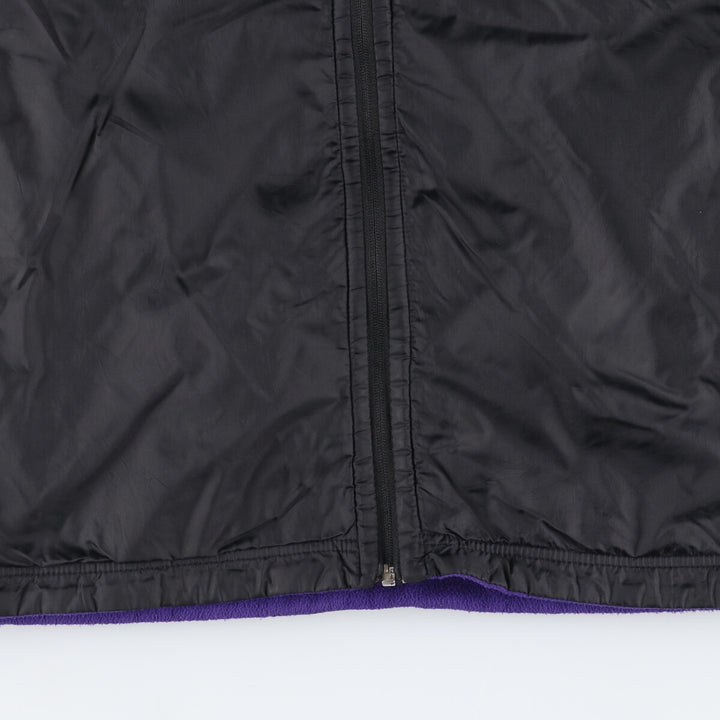 Pro Player NFL Minnesota Vikings Reversible Nylon and Fleece Jacket, Men's Size Large polyester purple type Vintage Second Hand